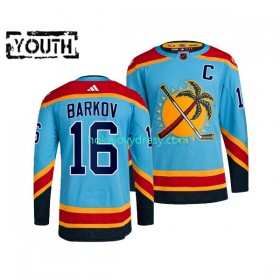 Dětské Hokejový Dres Florida Panthers Aleksander Barkov 16 Adidas 2022 Reverse Retro Modrý Authentic